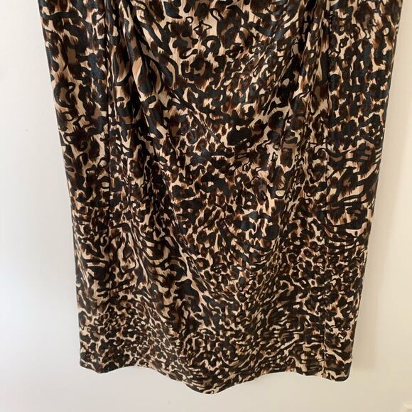 Joseph RibKoff Animal Print‎ 3/4 Sleeve Midi Dress - Picture 2 of 10